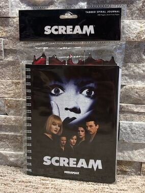 Scream Movie Blood-Tabbed Journal